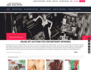 contemporary-art-auction.com screenshot