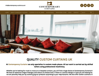 contemporary-curtains.co.uk screenshot