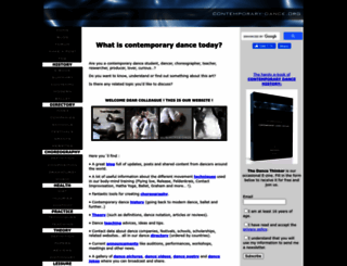contemporary-dance.org screenshot