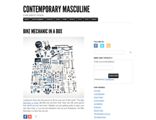 contemporarymasculine.com screenshot