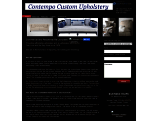 contempoupholstery.com screenshot