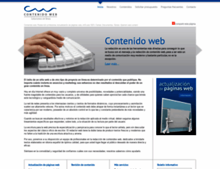 contenidoweb.com screenshot