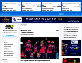content-search.cricinfo.com screenshot