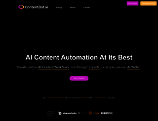 contentbot.ai screenshot