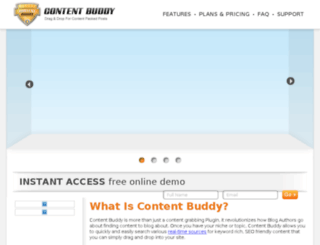 contentbuddy.com screenshot