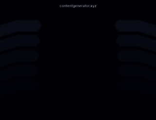 contentgenerator.xyz screenshot