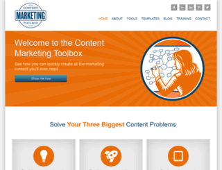 contentmarketingtoolbox.com screenshot