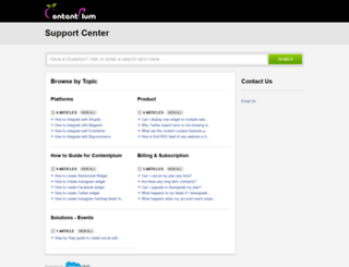 contentplum.desk.com screenshot