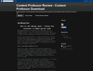contentprofessorreview.blogspot.com screenshot