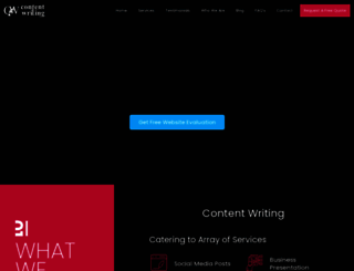 contentwriting.in screenshot