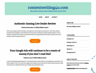 contentwriting4u.com screenshot