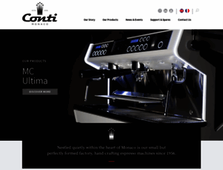 conti-espresso.com screenshot