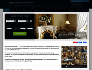 continental-palacete-bcn.h-rez.com screenshot