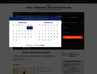 continental-palacete-hotel.barcelona.top-hotels-es.com screenshot
