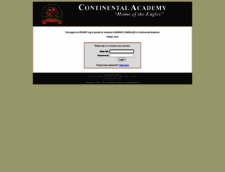 continentalacademy.net screenshot