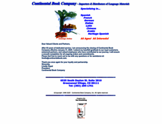 continentalbook.com screenshot