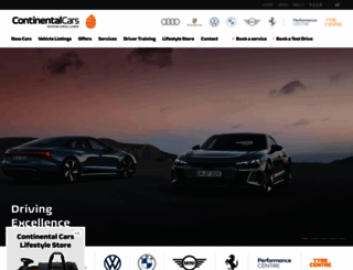 continentalcars.co.nz screenshot