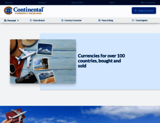 continentalcurrency.ca screenshot