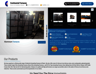 continentalfurnaces.com screenshot