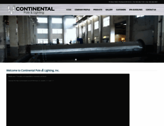 continentalpole.com screenshot