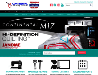 continentalsew.com screenshot