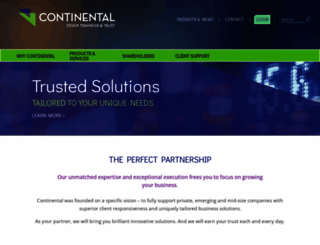 continentalstock.com screenshot