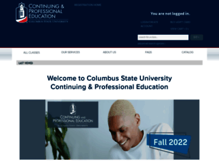 continuinged.columbusstate.edu screenshot