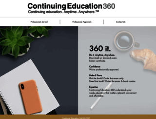 continuingeducation360.com screenshot