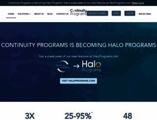 continuityprograms.com screenshot