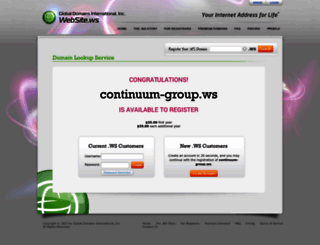 continuum-group.ws screenshot
