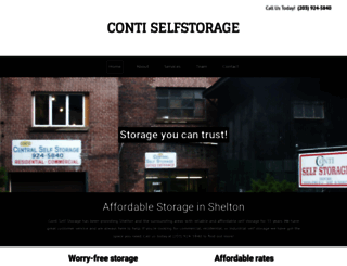 contiselfstorage.net screenshot