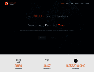contract-miner.com screenshot