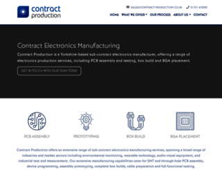 contract-production.co.uk screenshot