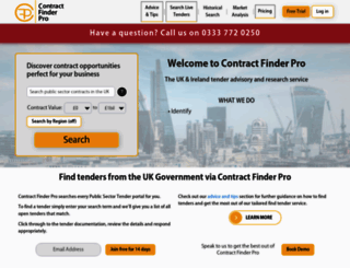 contractfinderpro.com screenshot