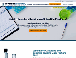 contractlaboratory.com screenshot