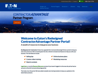 contractoradvantage.eaton.com screenshot