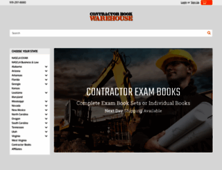 contractorbookwarehouse.com screenshot