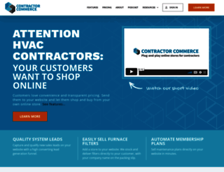 contractorcommerce.com screenshot