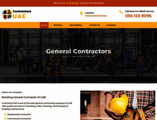 contractorsuae.com screenshot