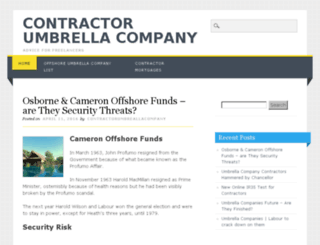 contractorumbrellacompany.com screenshot