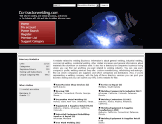 contractorwelding.com screenshot