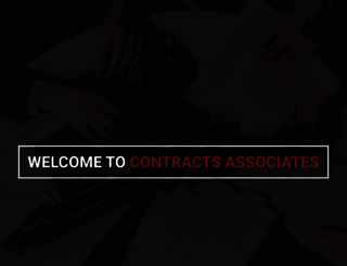 contractsassociates.com screenshot