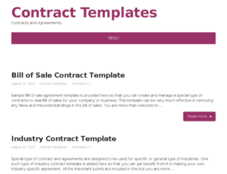 contracttemplatesfree.org screenshot