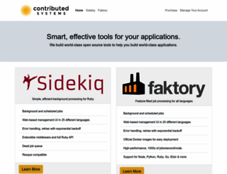 contribsys.com screenshot