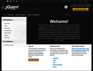contribute.jquery.org screenshot