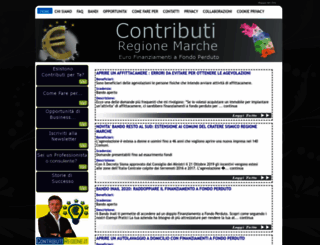 contributimarche.it screenshot