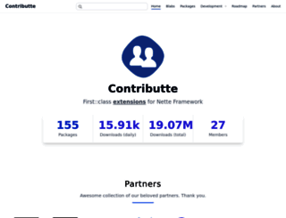 contributte.org screenshot