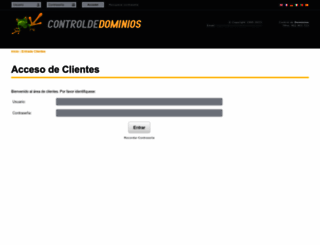 controldedominios.com screenshot