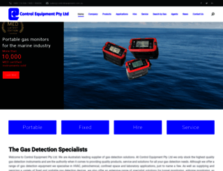 controlequipment.com.au screenshot