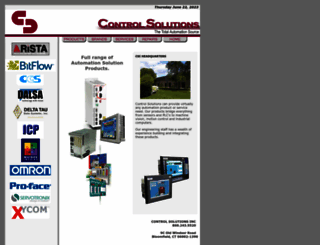 controlsolution.com screenshot